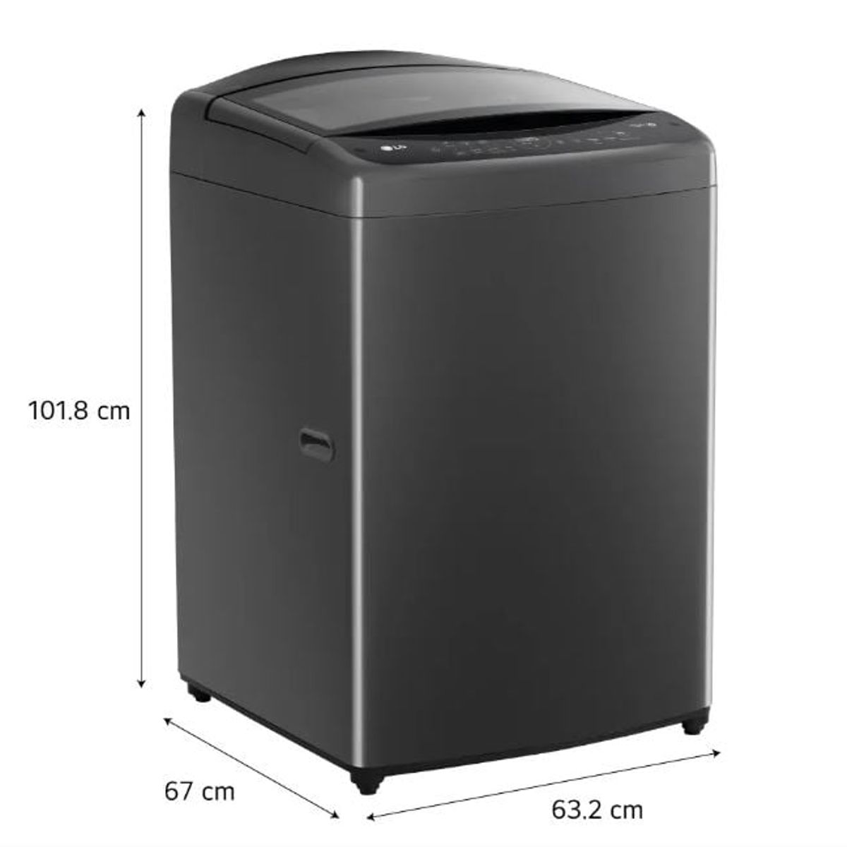 LG - Lavadora Automática LG WT17BV6T 17kg Negro