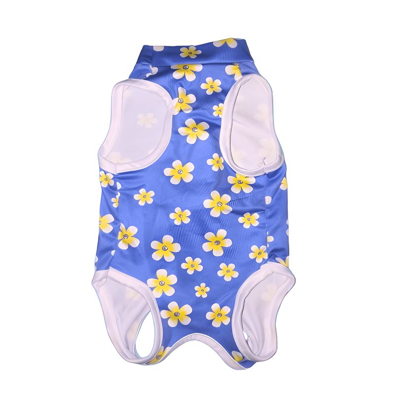 IDEAS PERFECTAS - Faja Postoperatoria Ideas Perfectas Azul Margaritas T-M