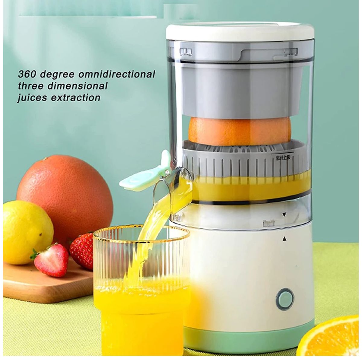 ITELSISTEM - Exprimidor Electrico Inalambrico Portatil Usb Naranja Itelsistem