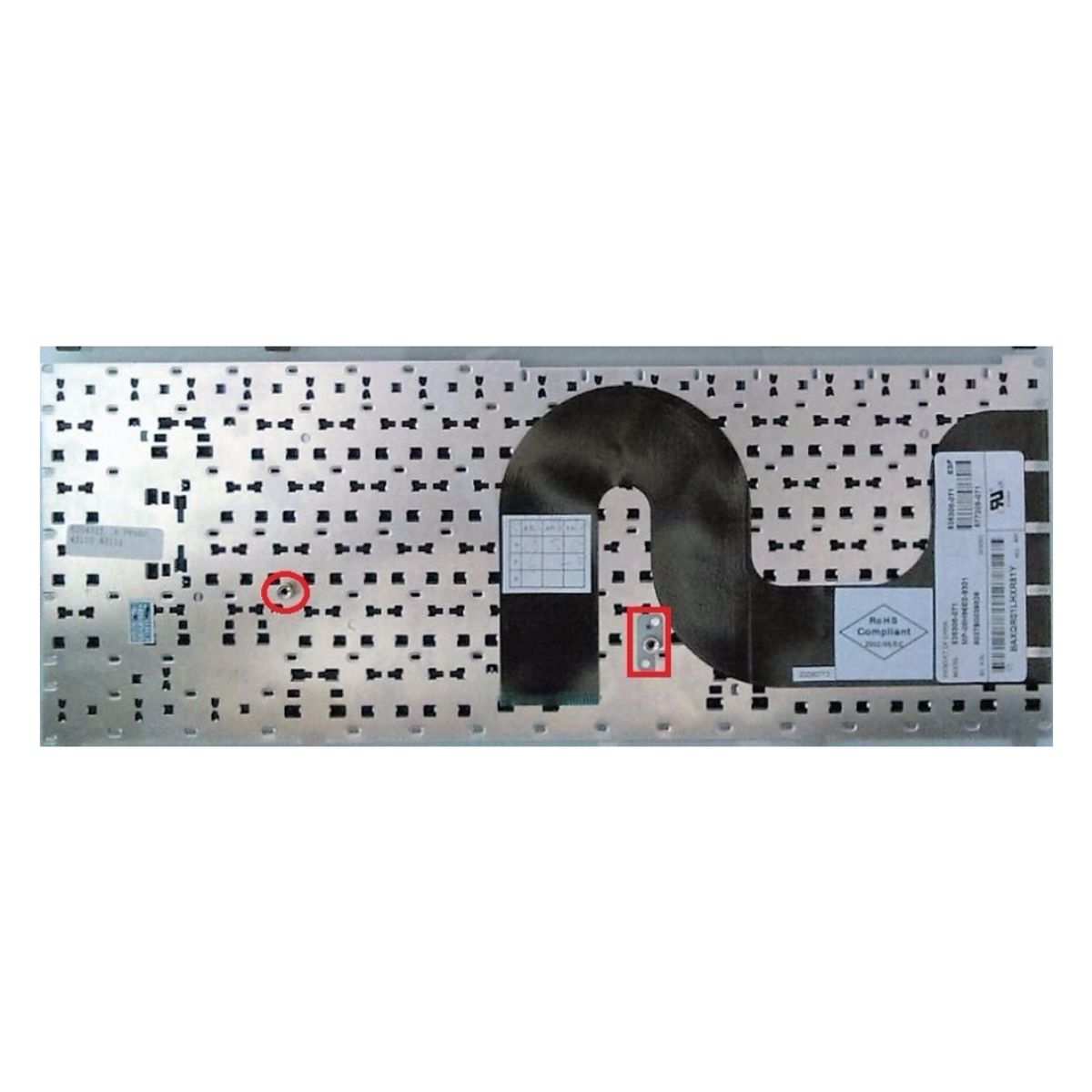 OEM - Teclado para Laptop HP Probook 4310S, 4310,   4311S. Sin frame