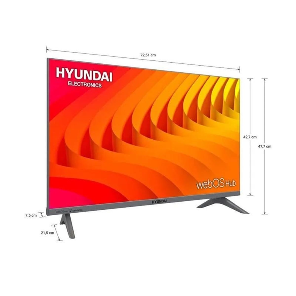 HYUNDAI - Televisor Hyundai 32 HYLED3256WiM Led HD Smart TV
