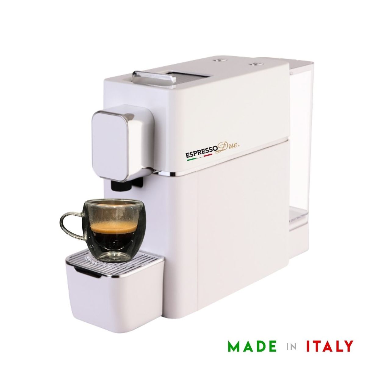 EXPRESSO DUE - Maquina de café Expreso I Blanca