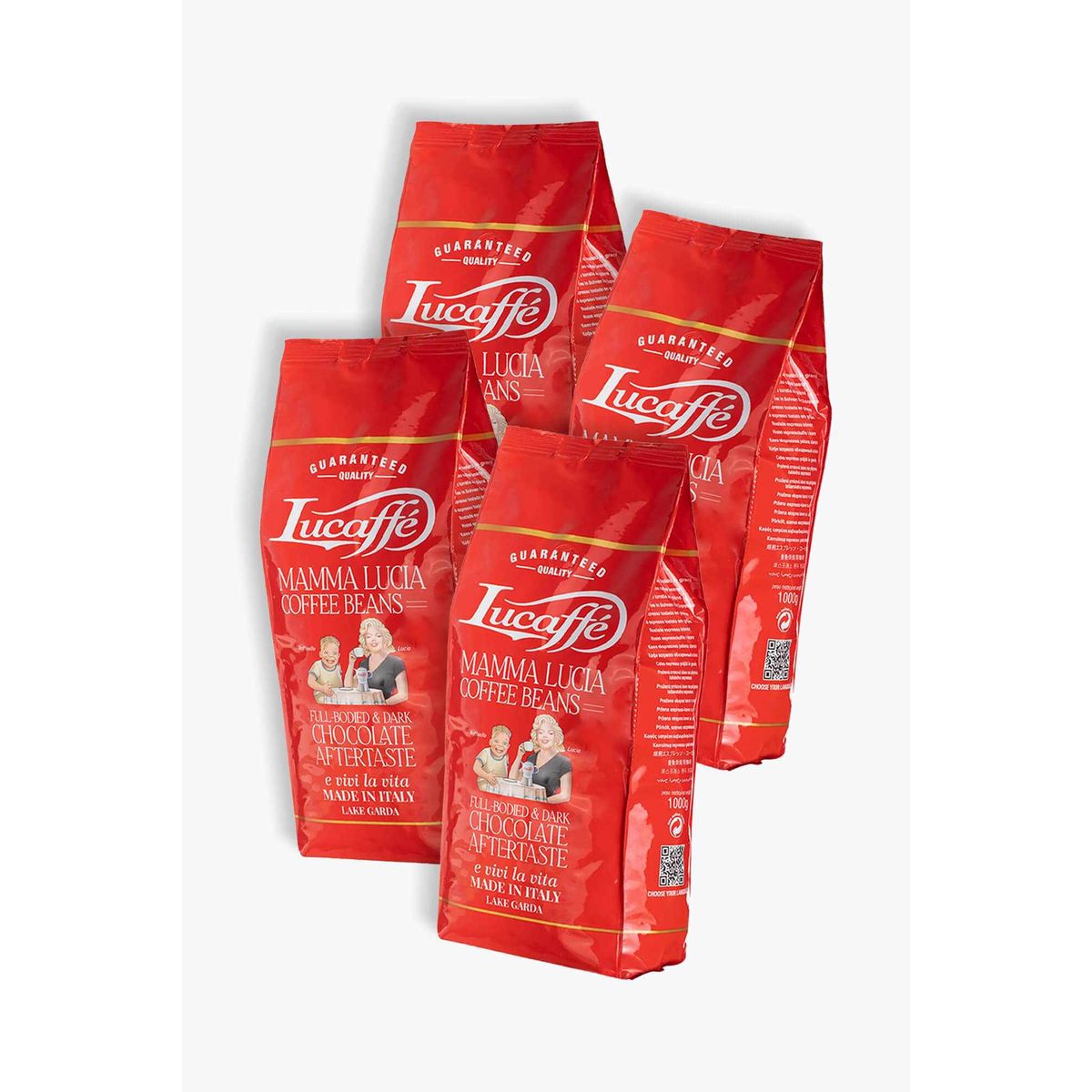 LUCAFFE - Café en grano Mamma Lucia 1 kg