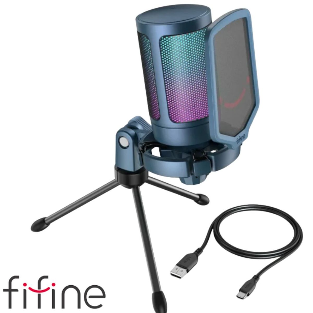 FIFINE - Micrófono Fifine A6V BLUE