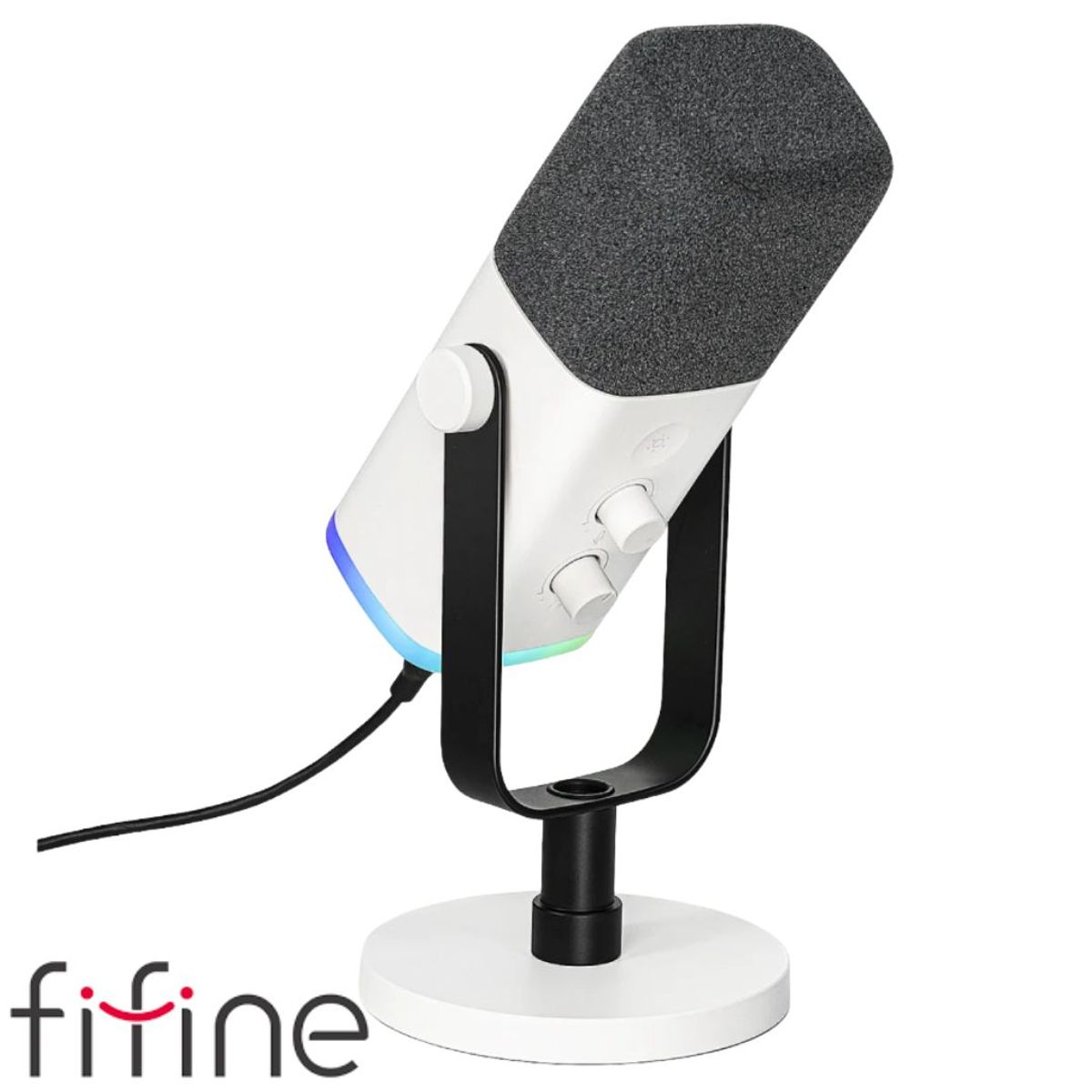 FIFINE - Micrófono Fifine AM8 WHITE Dinámico