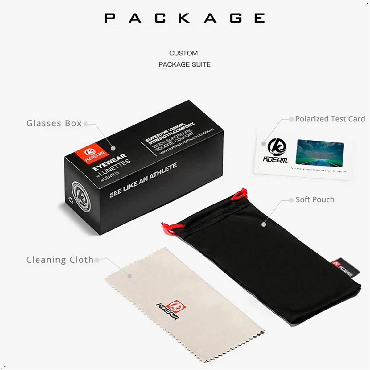 GENERICO - Lente de Sol gafas kdeam mujer Polarizado UV 400