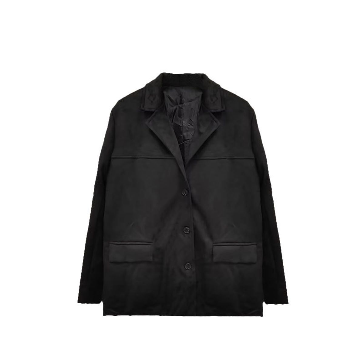 GIOIO - Chaqueta Mujer Marrón Bolsillos Holgado Estilo Retro Elegante