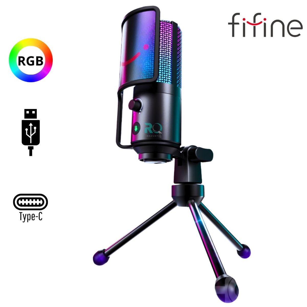 FIFINE - Micrófono Fifine K669PRO3 Con soporte