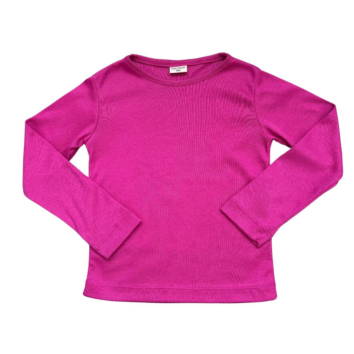 RED CARROT - Polo niña manga larga algodon fucsia