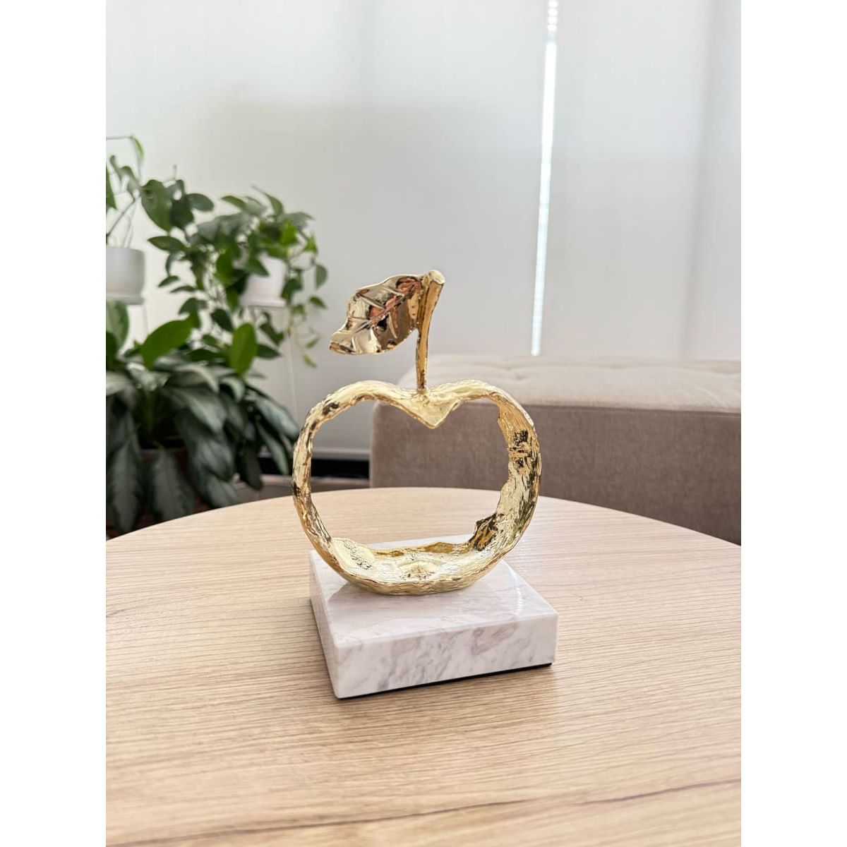 CONCEPTS LIFE - Adorno Manzana Mármol 12x10x17 cm