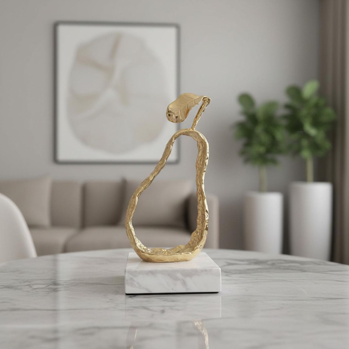 CONCEPTS LIFE - Adorno Pera Mármol 11x10x22 cm