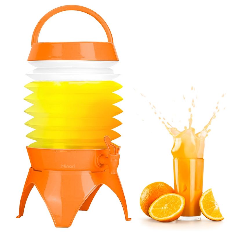MINARI - Dispensador de Agua Líquido Refrescos Plegable Portátil NJ 3500ml 813D