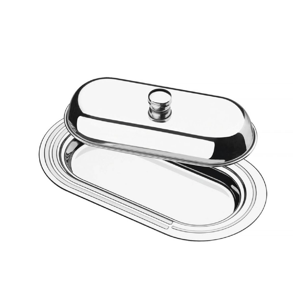 TRAMONTINA - Mantequillera  TRAMONTINA ace. Inox.