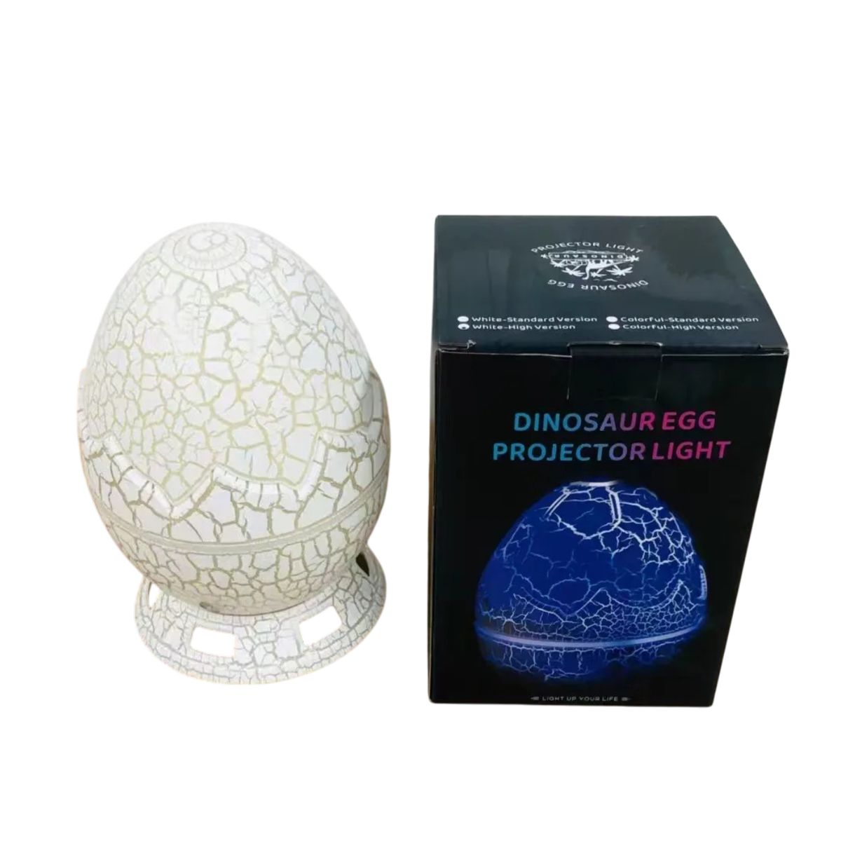 GENERICO - Lámpara Proyector de galaxia y huevo de dinosaurio para dormitorio