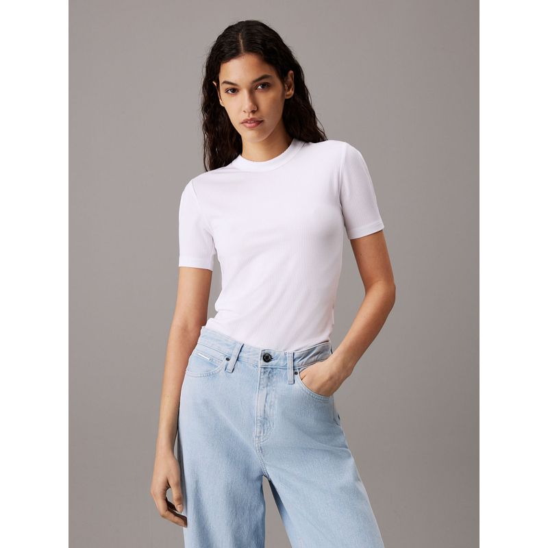 CALVIN KLEIN - T-SHIRT M/C PARA MUJERES CK