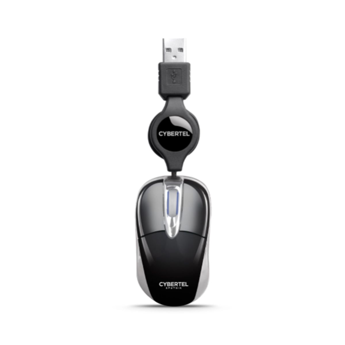 CYBERTEL - Mouse Retractil SPUTNIK CYB M204s USB CYBERTEL