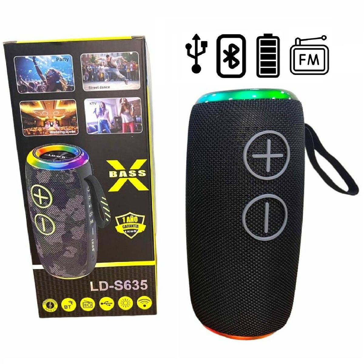 GENERICO - Nuevo Mini Parlante Portatil LIDIMI LD-S635 20W