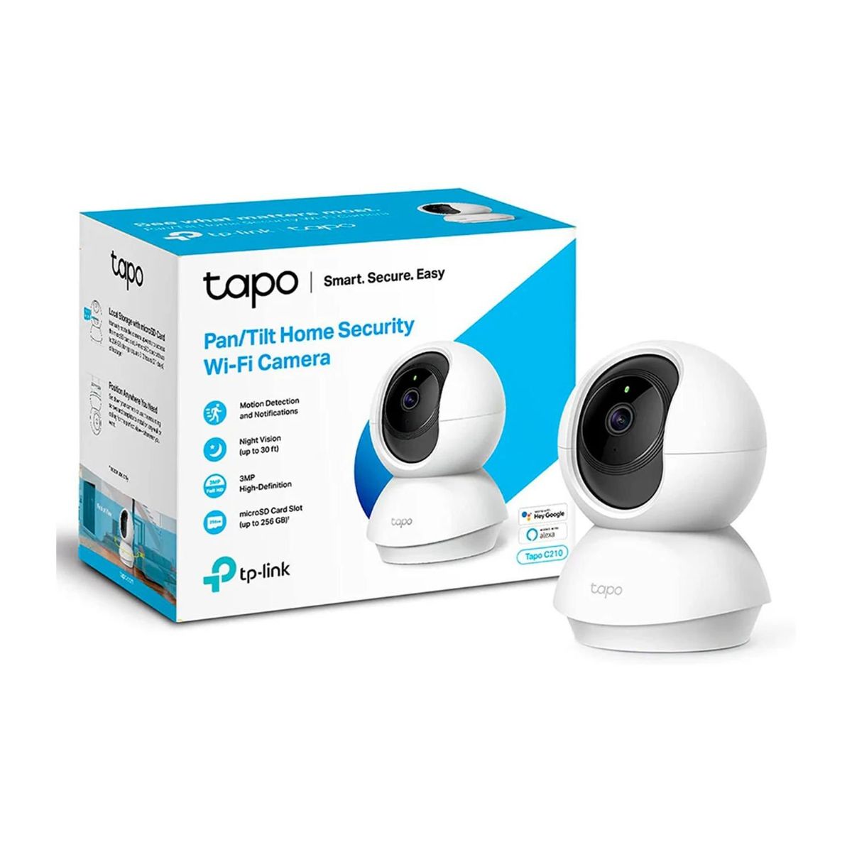 TP LINK - CAMARA DE SEGURIDAD WI-FI TP LINK TAPO C210 2K INTERIOR