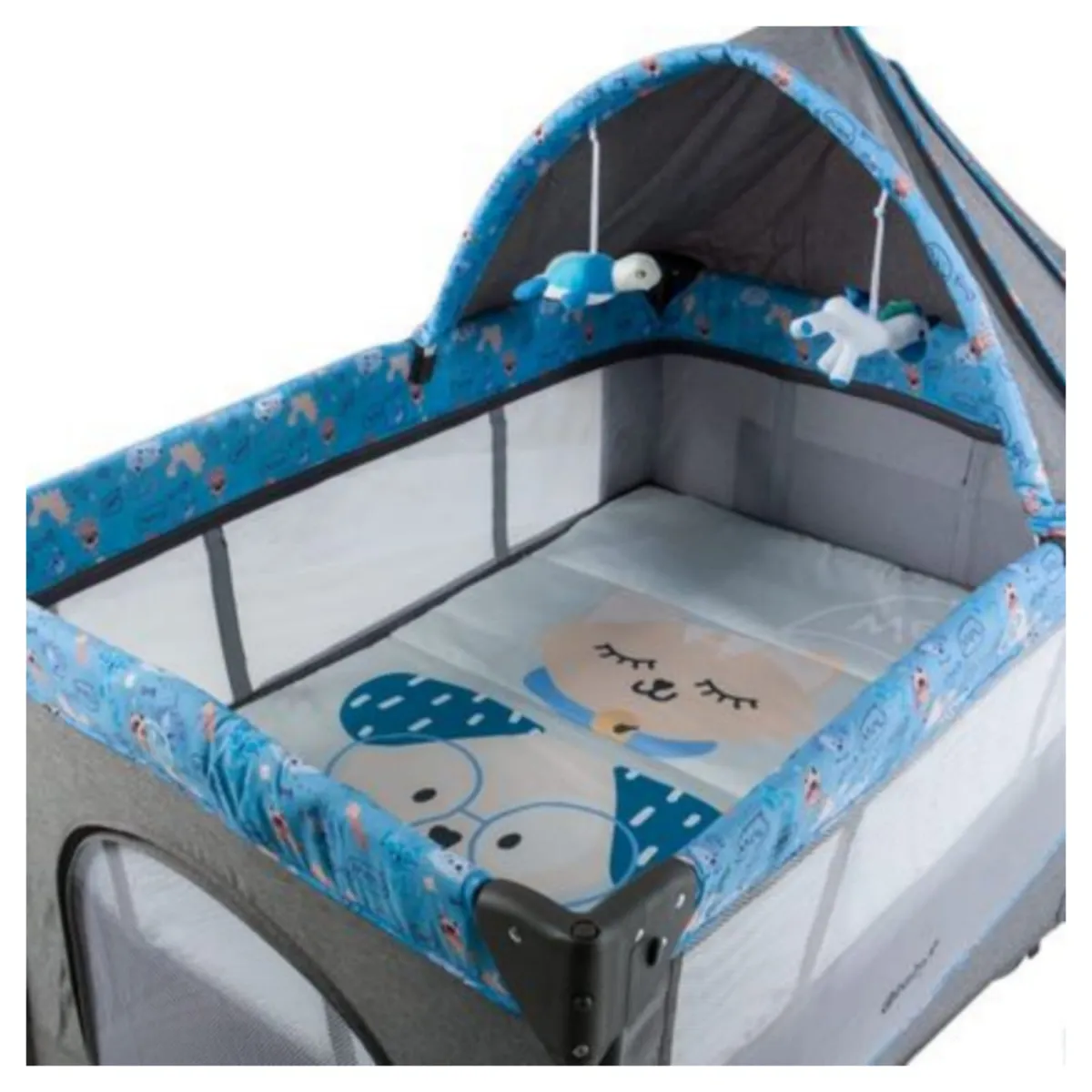 EBABY - Cuna Colecho Mecedora Dacora Celeste