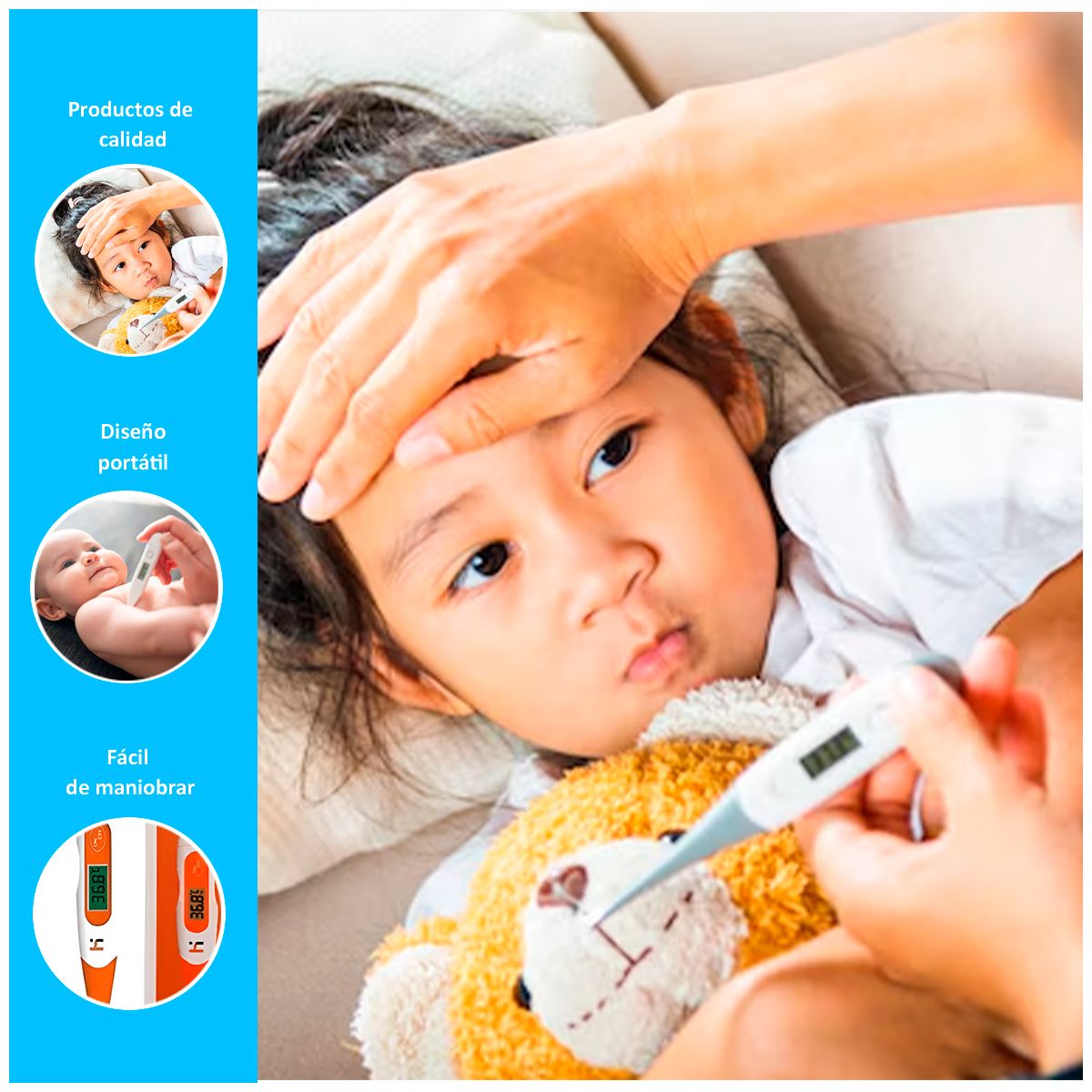 GENERICO - Termómetro digital para bebés