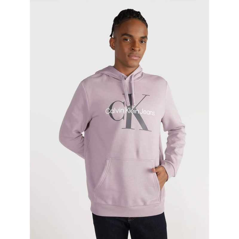 CALVIN KLEIN - SWEATSHIRT MONOLGO JEANS P/O HOODIE