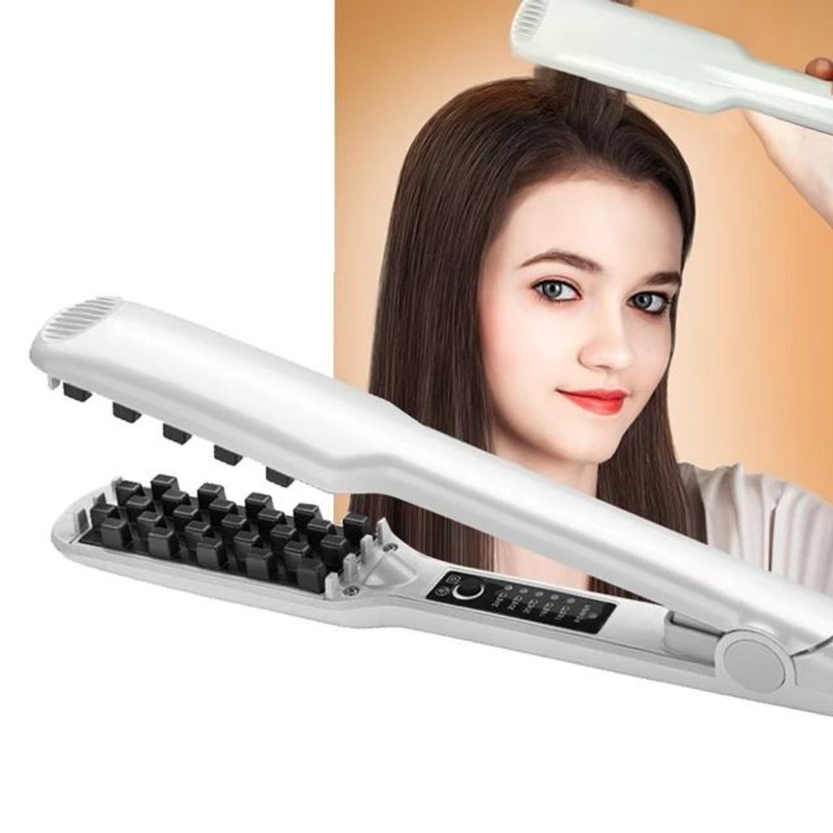 OEM - Plancha Alisadora de Pelo dIones Negativos para Dar Volumen el Cabello
