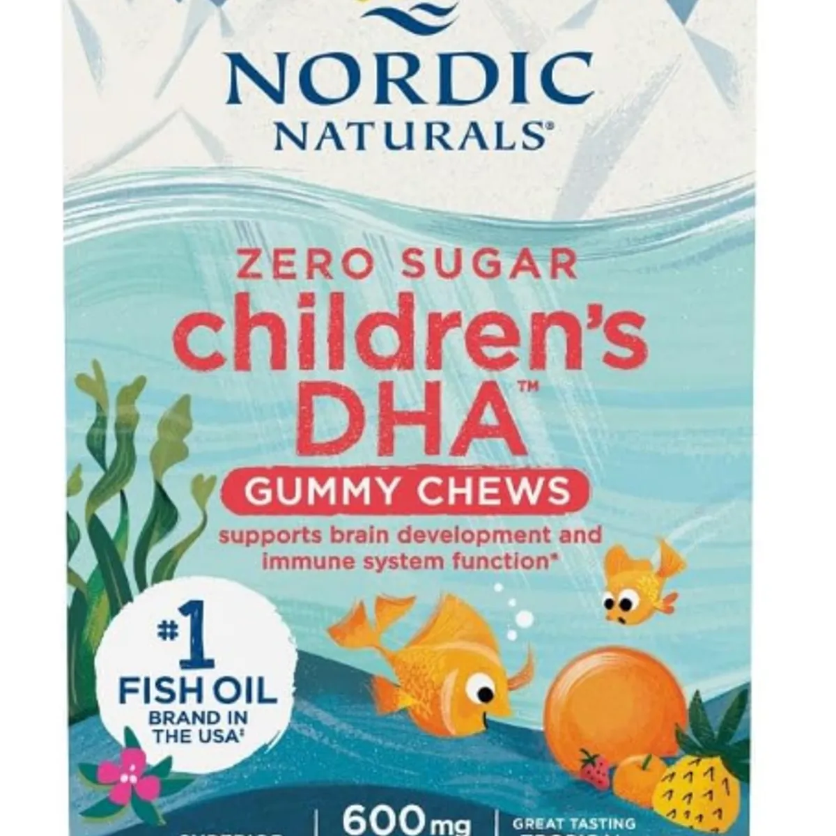 GENERICO - Nordic Naturals Zero Sugar -  30 Gomitas masticables de DHA para niño