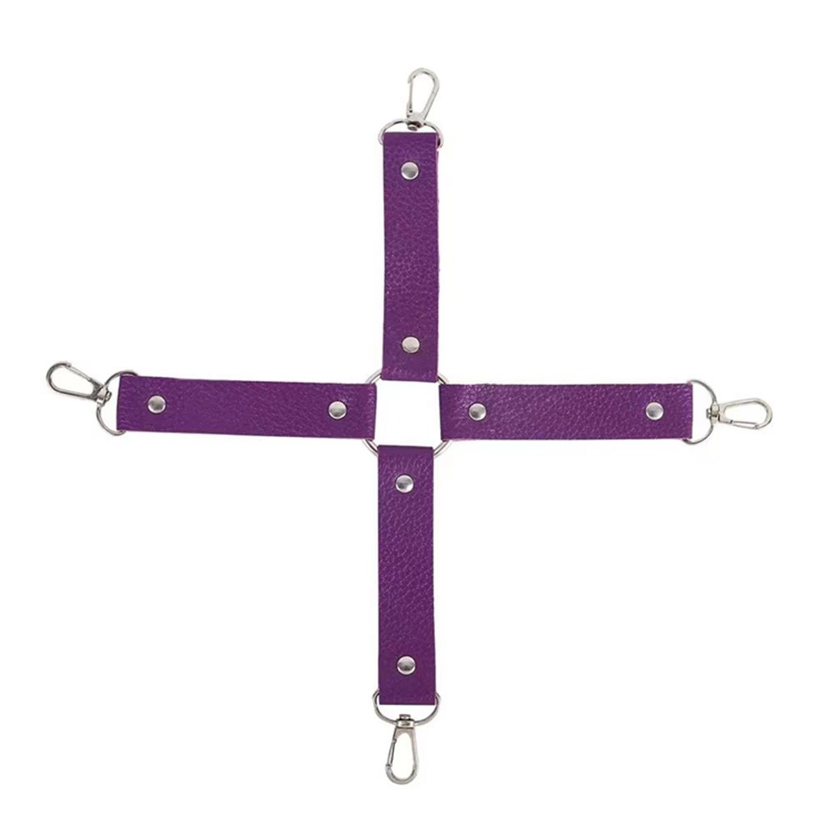 GENERICO - Set Bondage 16 En 1 Restricciones BDSM-Morado