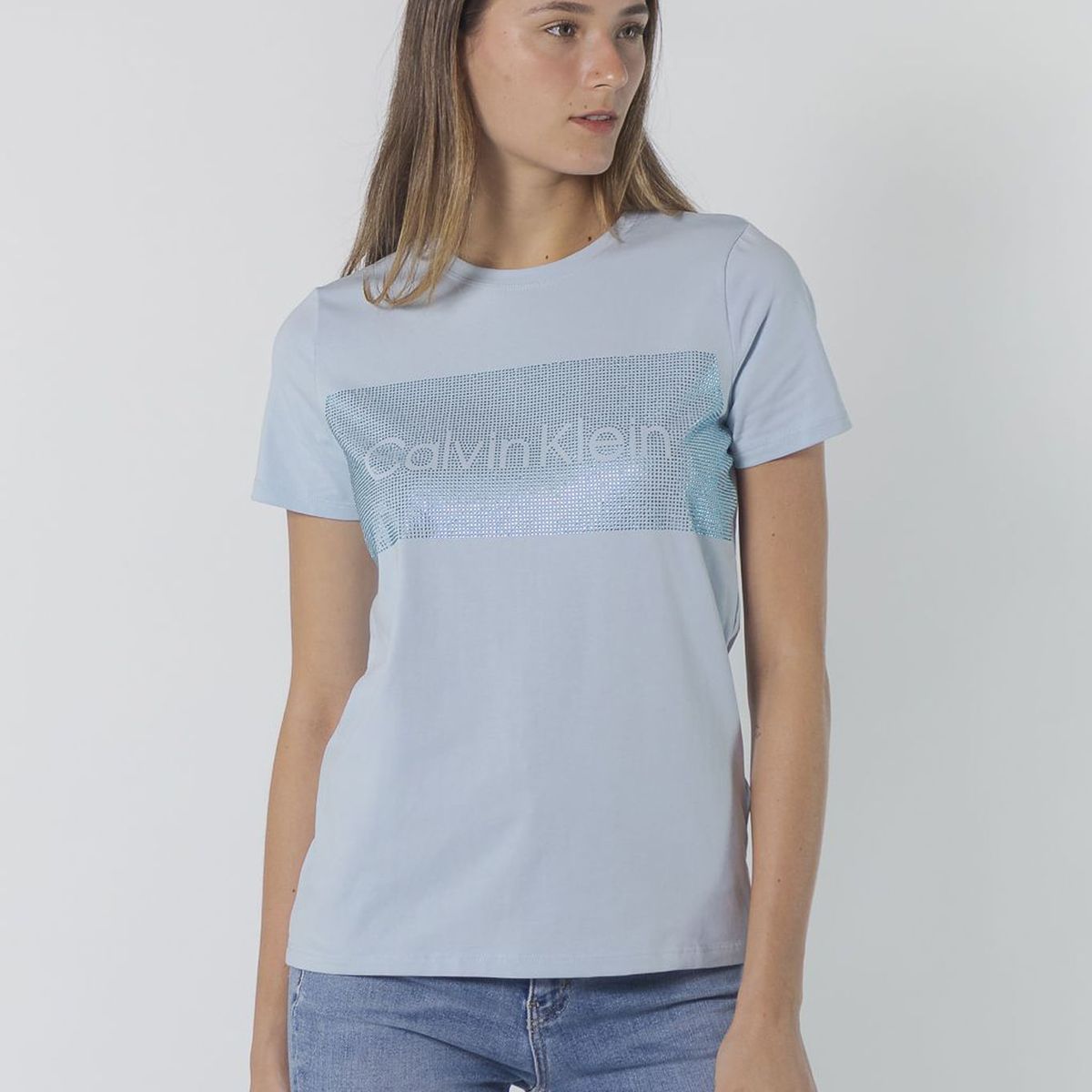 CALVIN KLEIN - CAMISETA  RHNSTNE HTFX BAR LGO