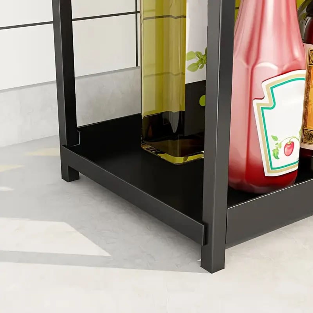 MEGIMPERU - Organizador Estante Multifuncional - 2 niveles para Cocina, Baño y Más