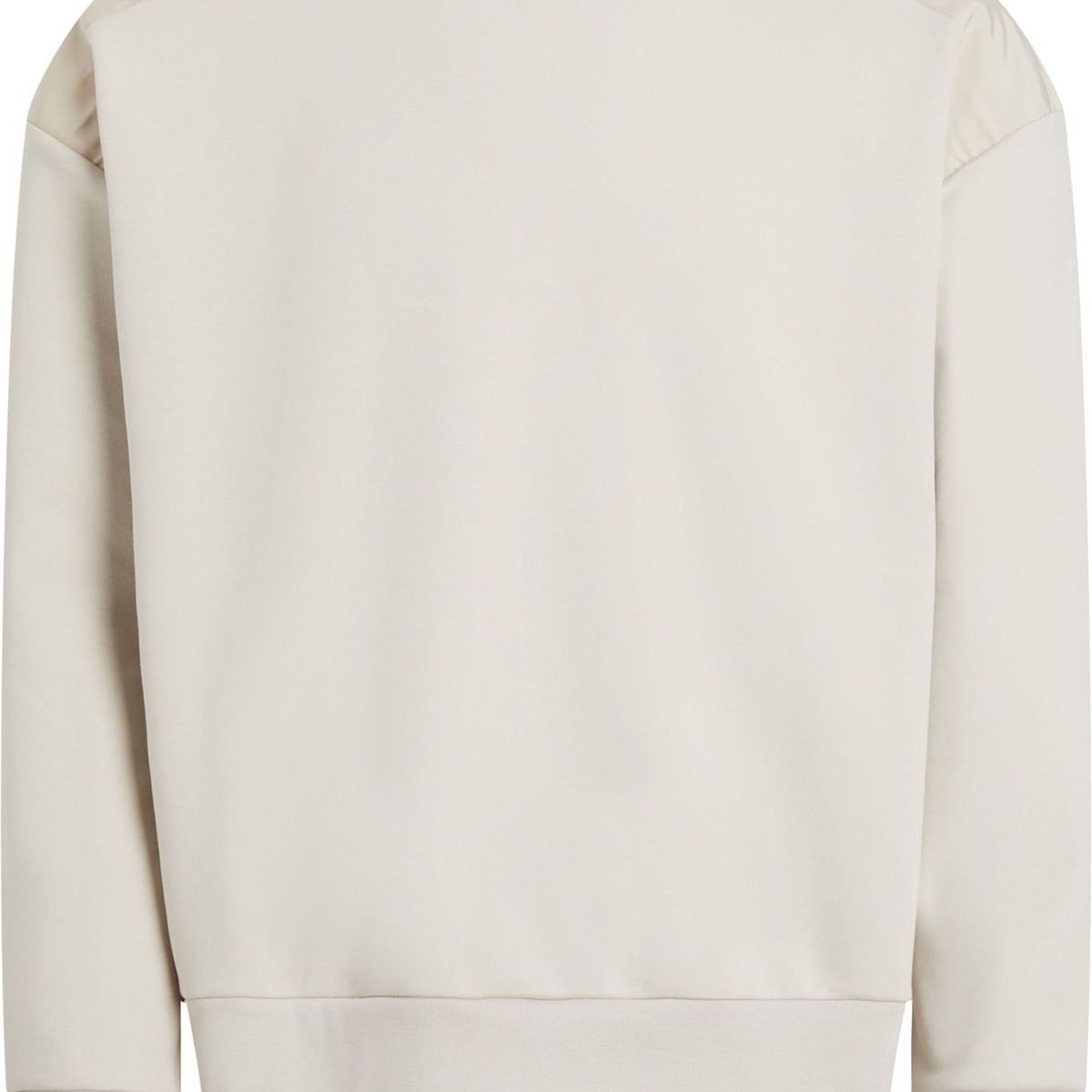 CALVIN KLEIN - SWEATSHIRT MIX MEDIA INTERLOCK SWEATSHIRT