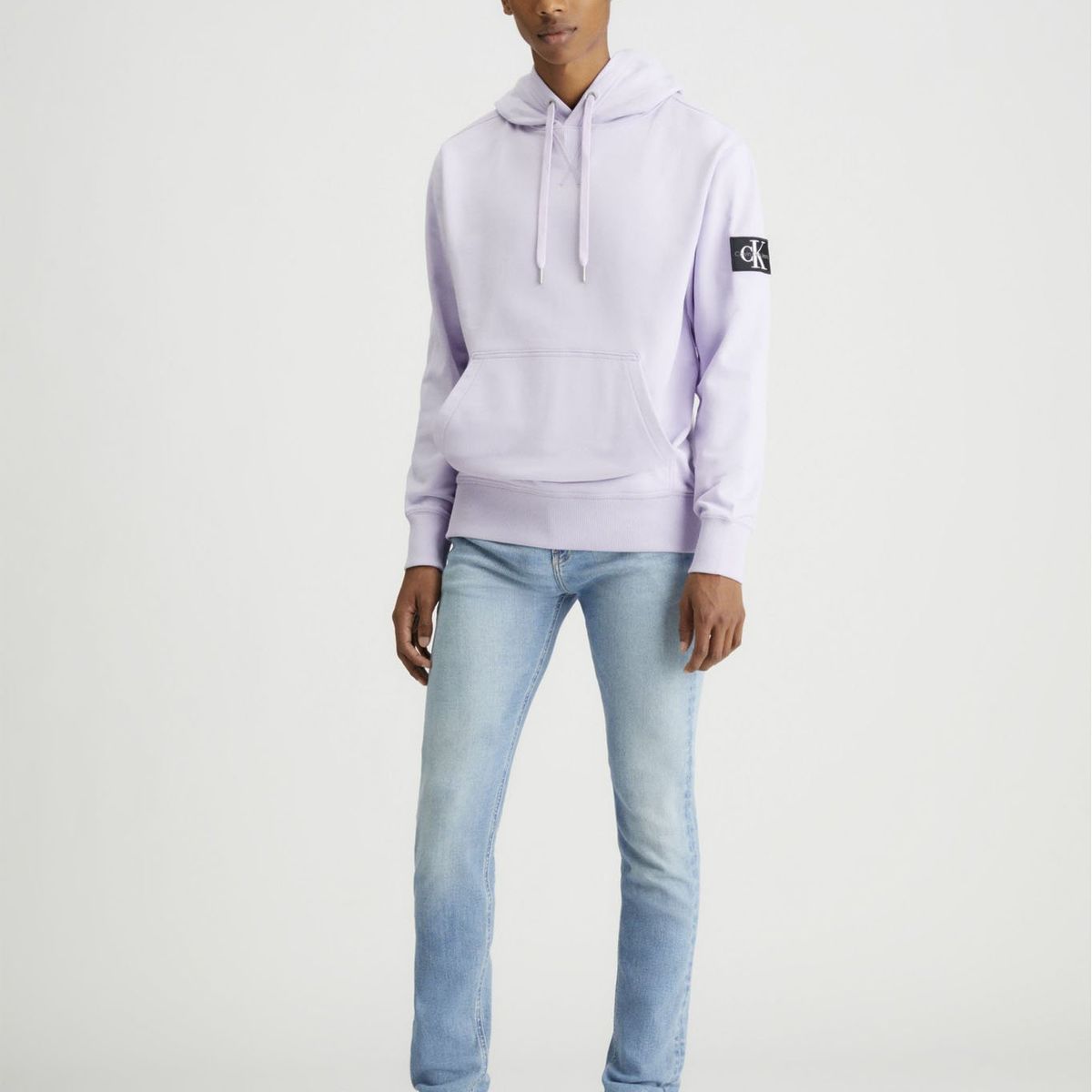 CALVIN KLEIN - SWEATSHIRT BADGE HOODIE