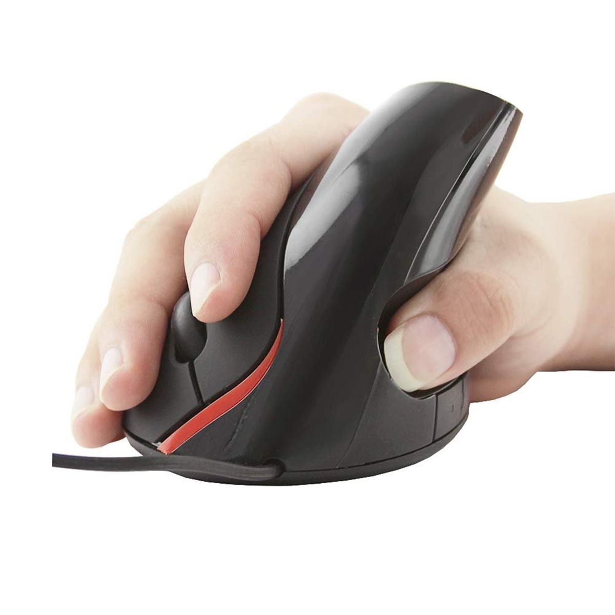 OEM - Mouse Vertical Plug and Play Optico Ergonomico con Cable USB