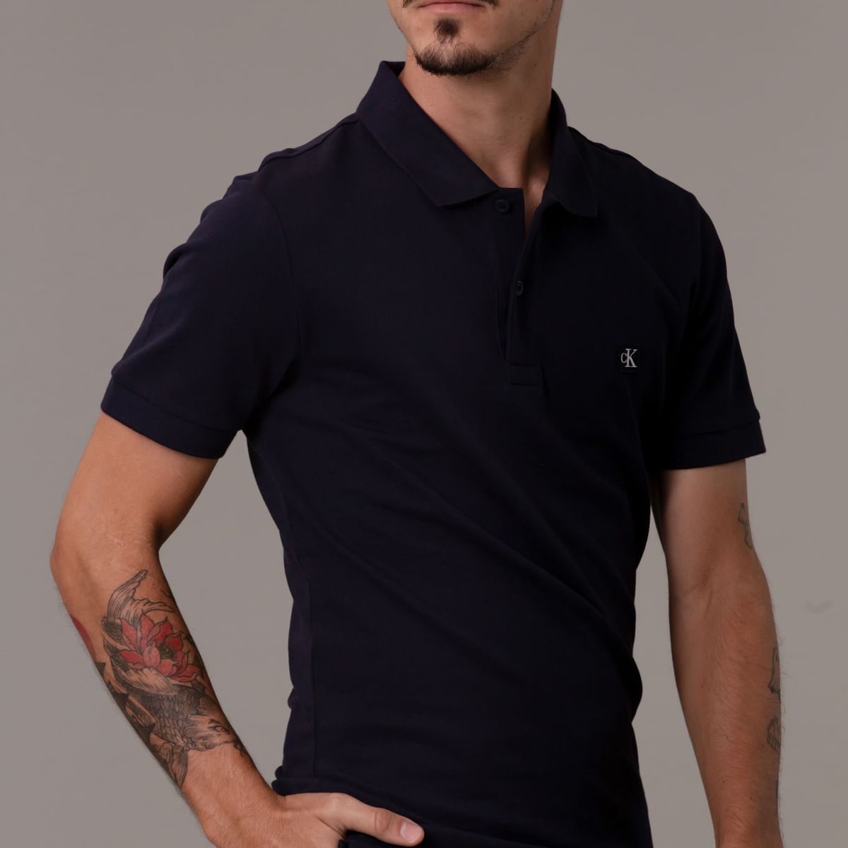CALVIN KLEIN - POLO M/C PARA HOMBRES CK