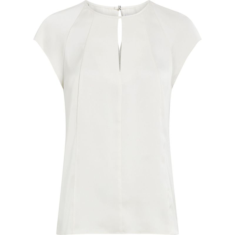 CALVIN KLEIN - BLUSA SHINY SATIN SS BLOUSE