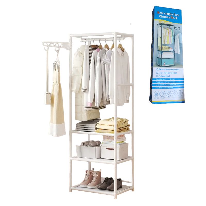 GENERICO - Organizador Colgador de Ropa BLANCO Armable