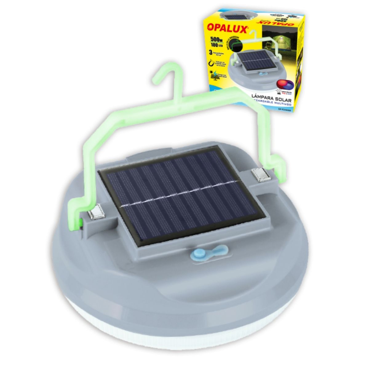 OPALUX - LÁMPARA PORTÁTIL RECARGABLE 500W