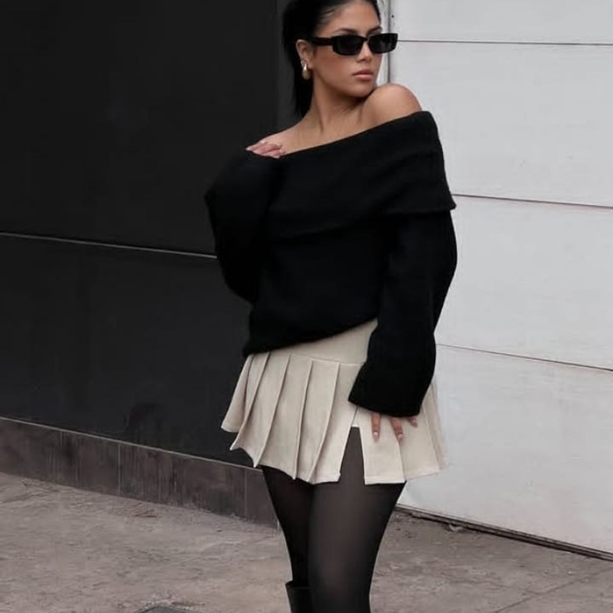 GENERICO - FALDA SHORT PLISADA PARA MUJER