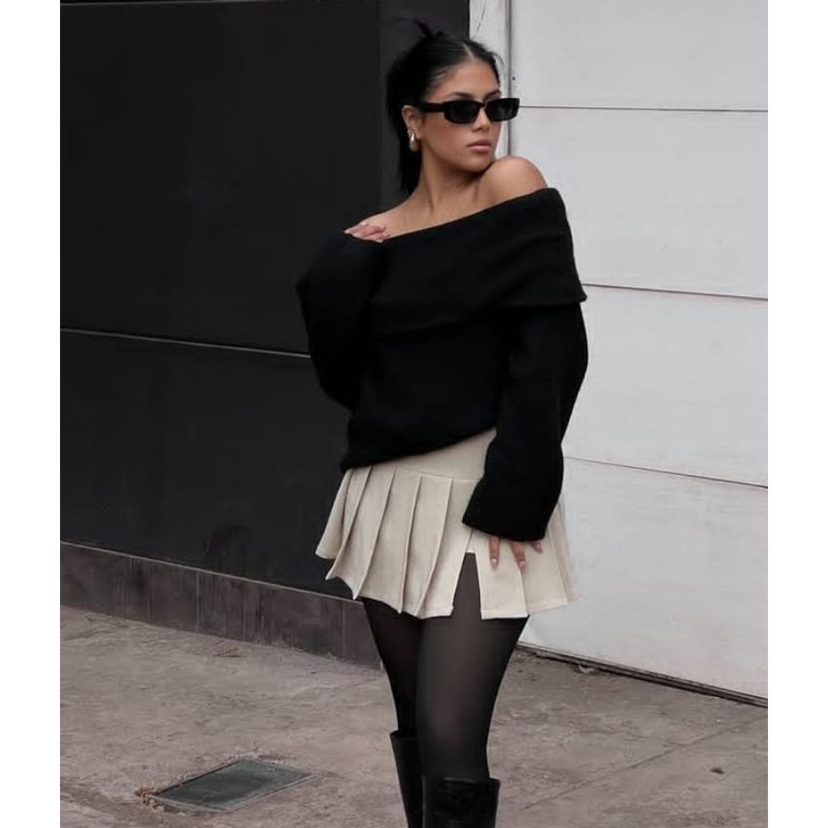 GENERICO - FALDA SHORT PLISADA PARA MUJER