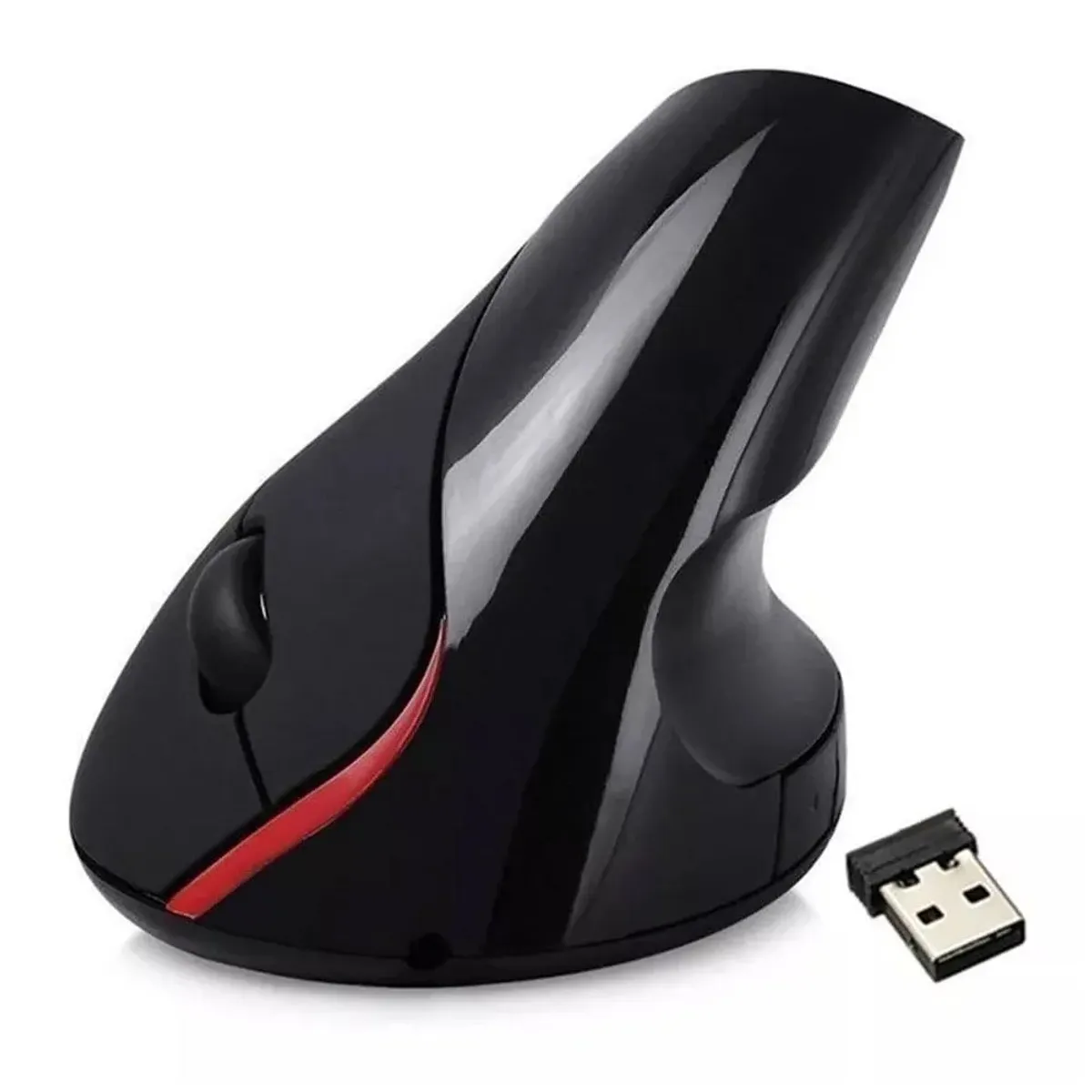 OEM - Mouse Ergonómico Vertical a pilas de Alta Velocidad 24Ghz Inalambrico