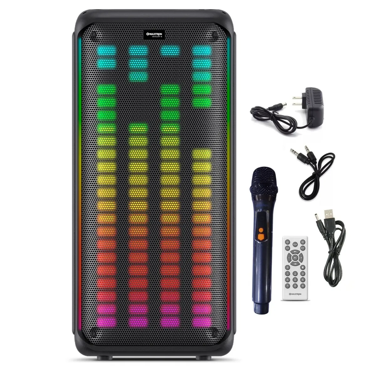 MAXTRON - Torre de Sonido Maxtron Skylight 8" MX 803 BT USB FM TWS