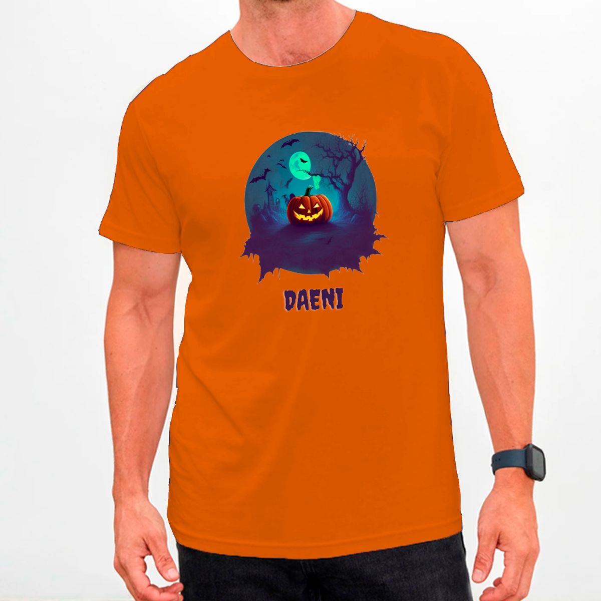 GENERICO - Polo Halloween Calabaza Blue