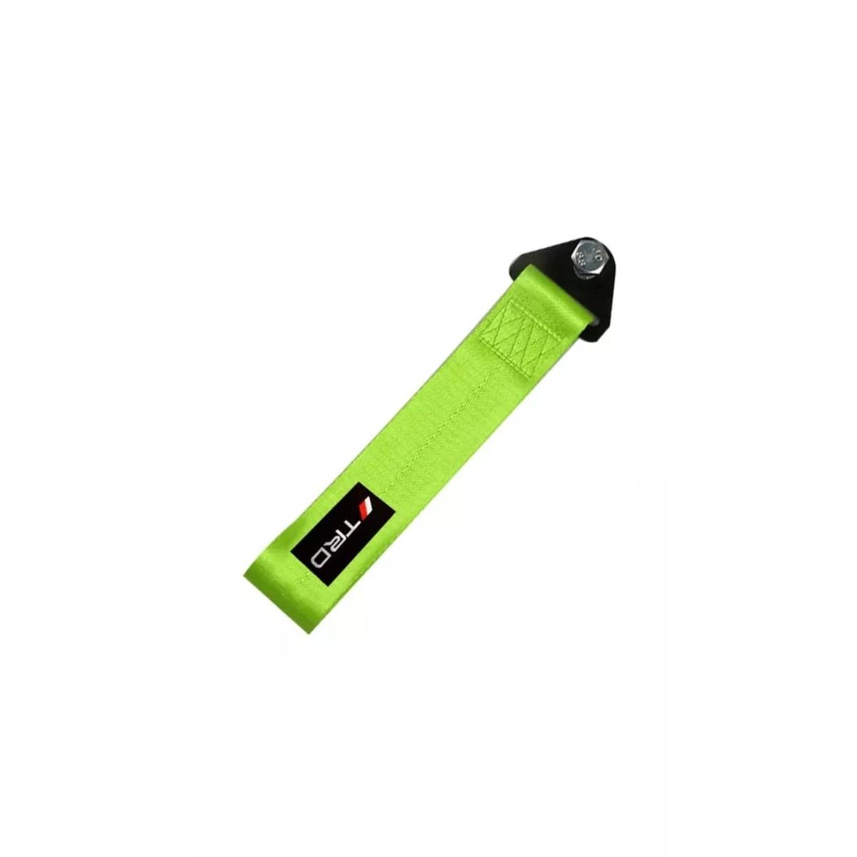 GENERICO - GANCHO DE REMOLQUE DE TELA  ARNES TRD VERDE FOSFORECENTE 28cm