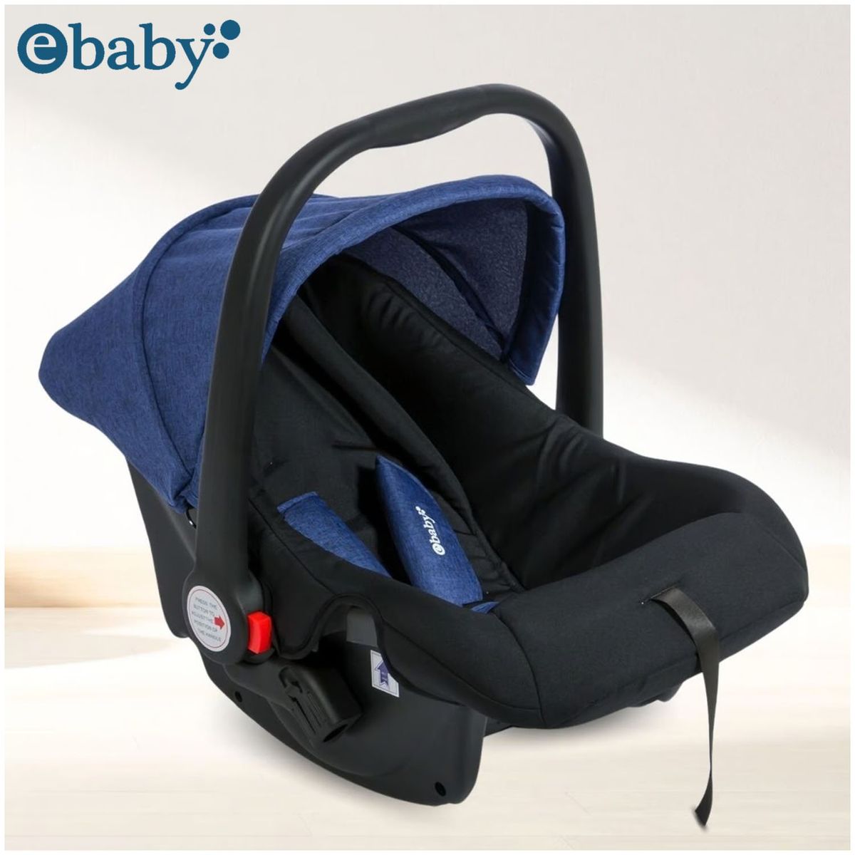 EBABY - Coche Maleta «TRAVEL HAPPY» con Porta Bebé Blue