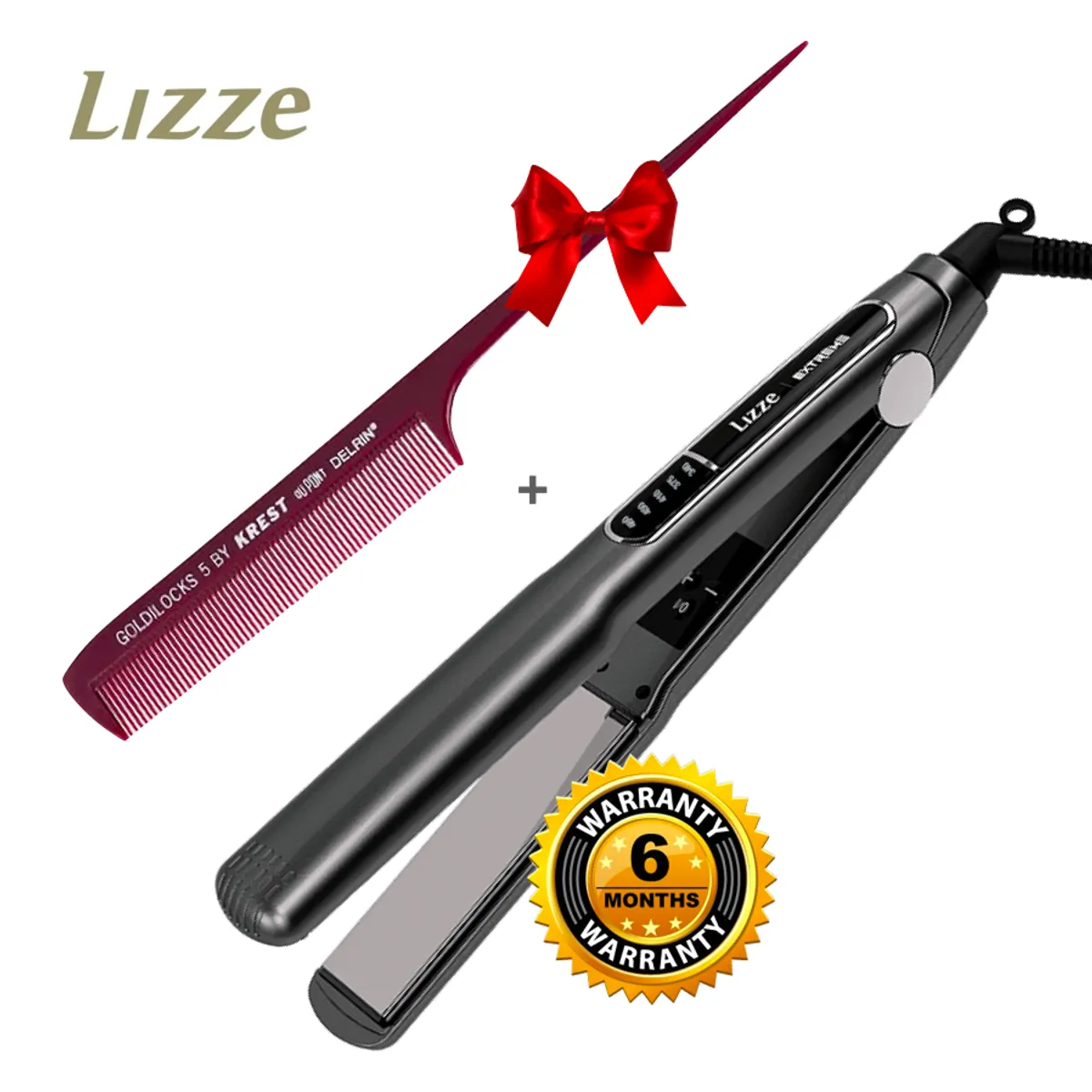 LIZZE - PLANCHA LIZZE EXTREME 480F + PEINE CON COLA