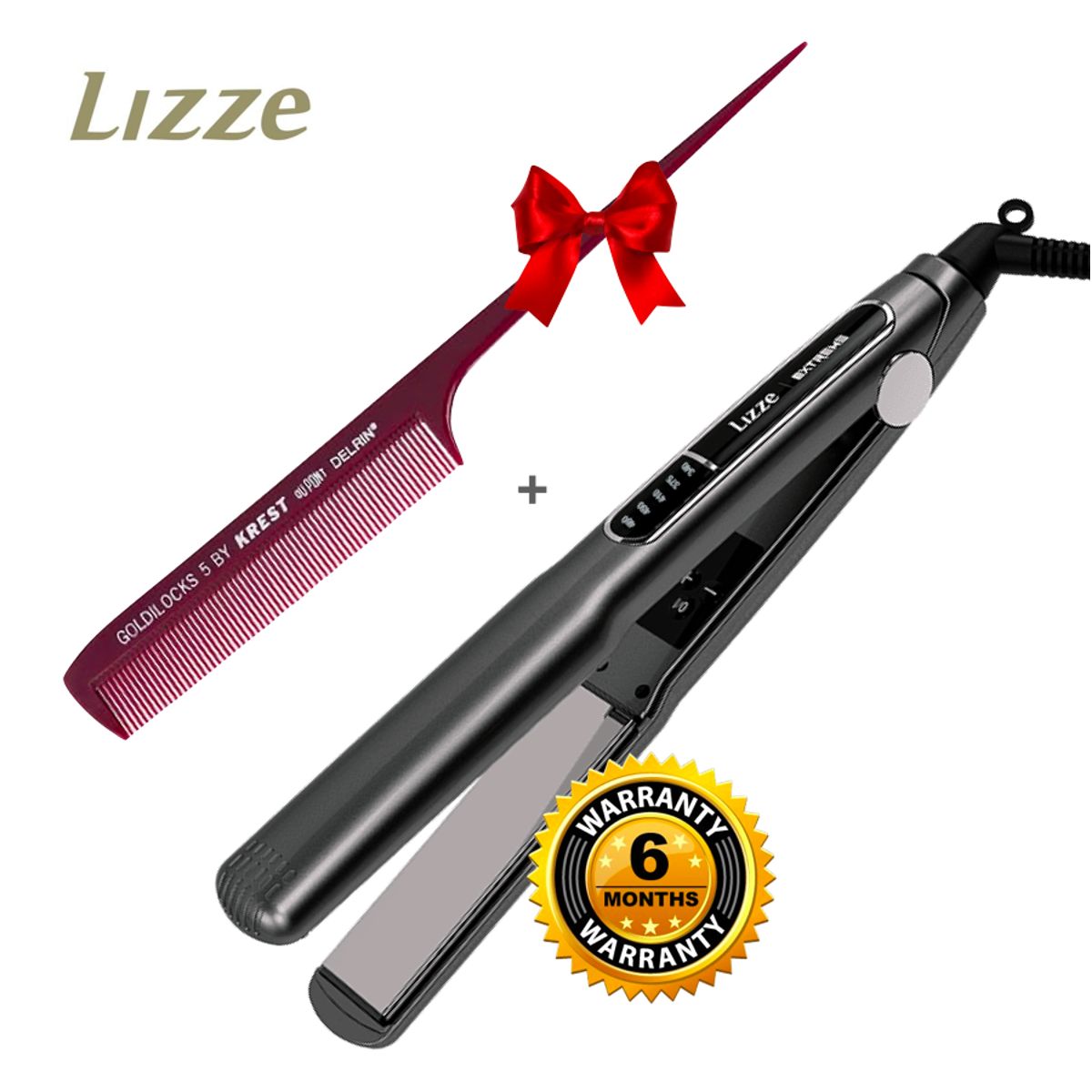 LIZZE - PLANCHA LIZZE EXTREME 480F + PEINE CON COLA