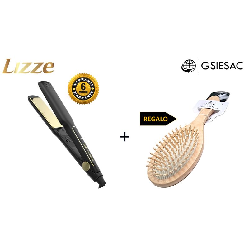 LIZZE - LIZZE PACK PLANCHA SUPREME TOP LINE + REGALOCEPILLO OVALADO DE BAMBU