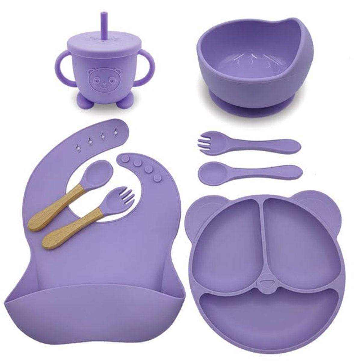 GENERICO - Set De Alimentación Para Bebe 6 Piezas