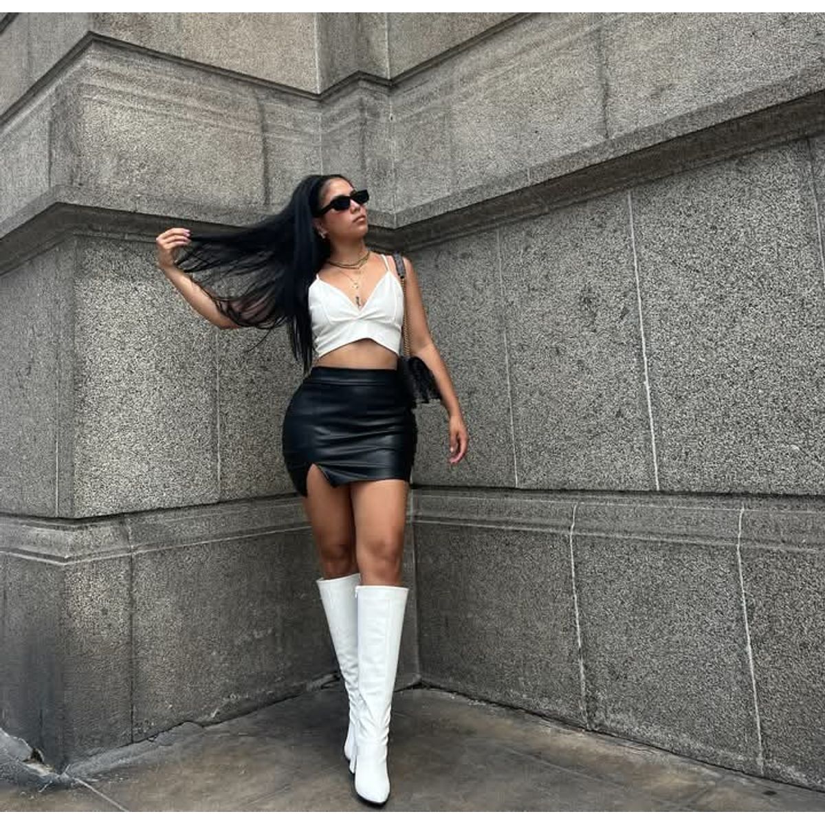 GENERICO - FALDA SHORT CUERINA PARA MUJER