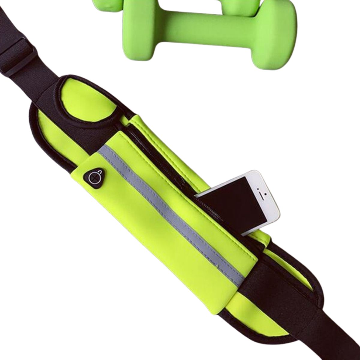 KAST PE - Canguro Riñonera Deportivo Fitness - Verde limon